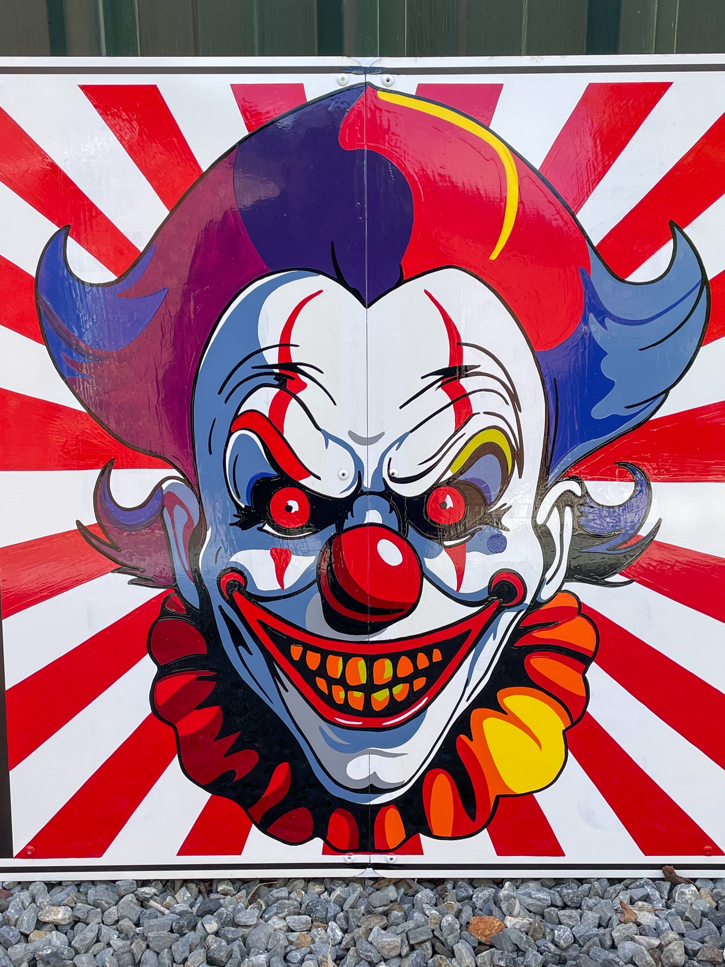 Danger Clown Carnival Sign