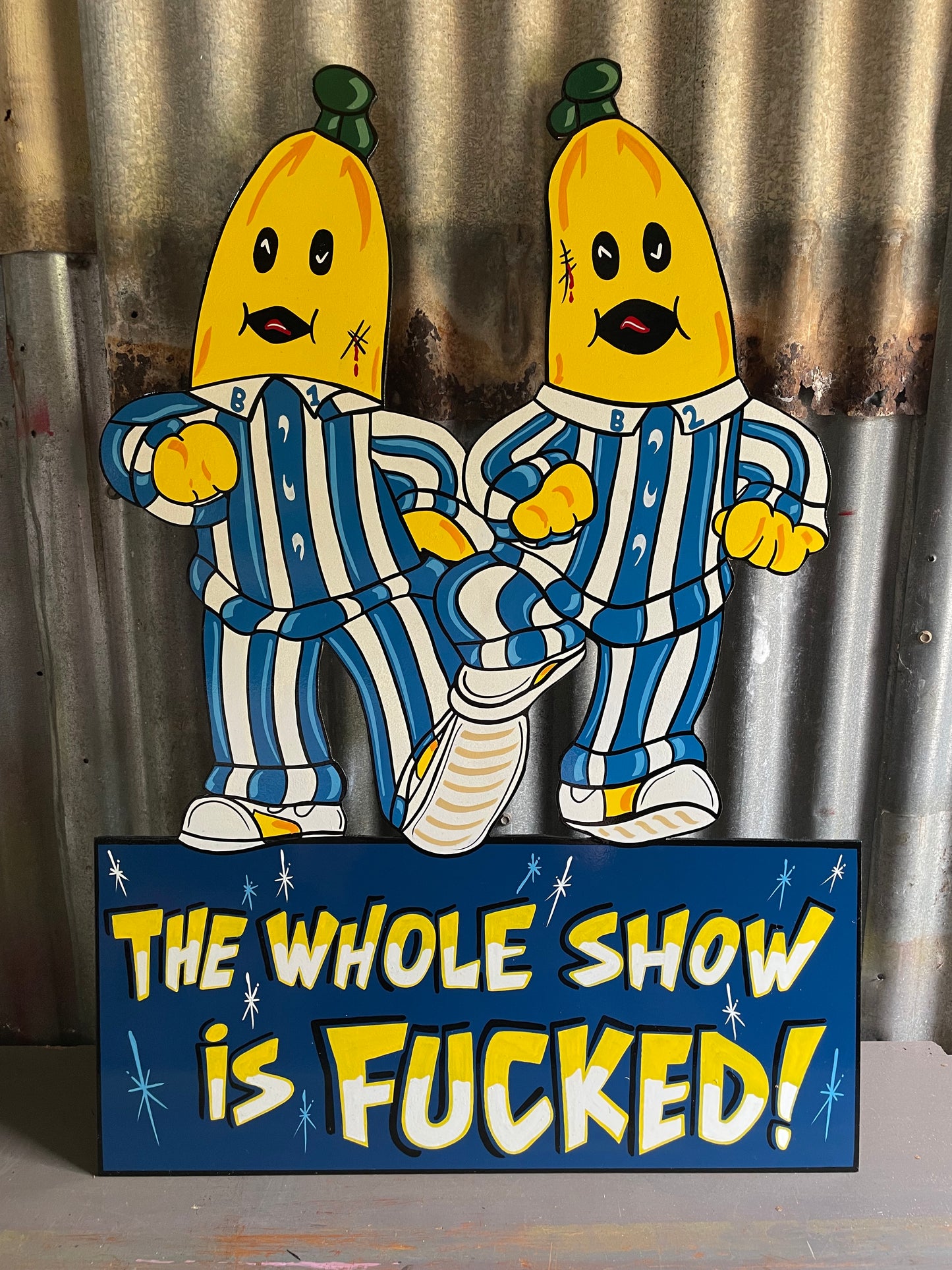 The whole show is f%cked.