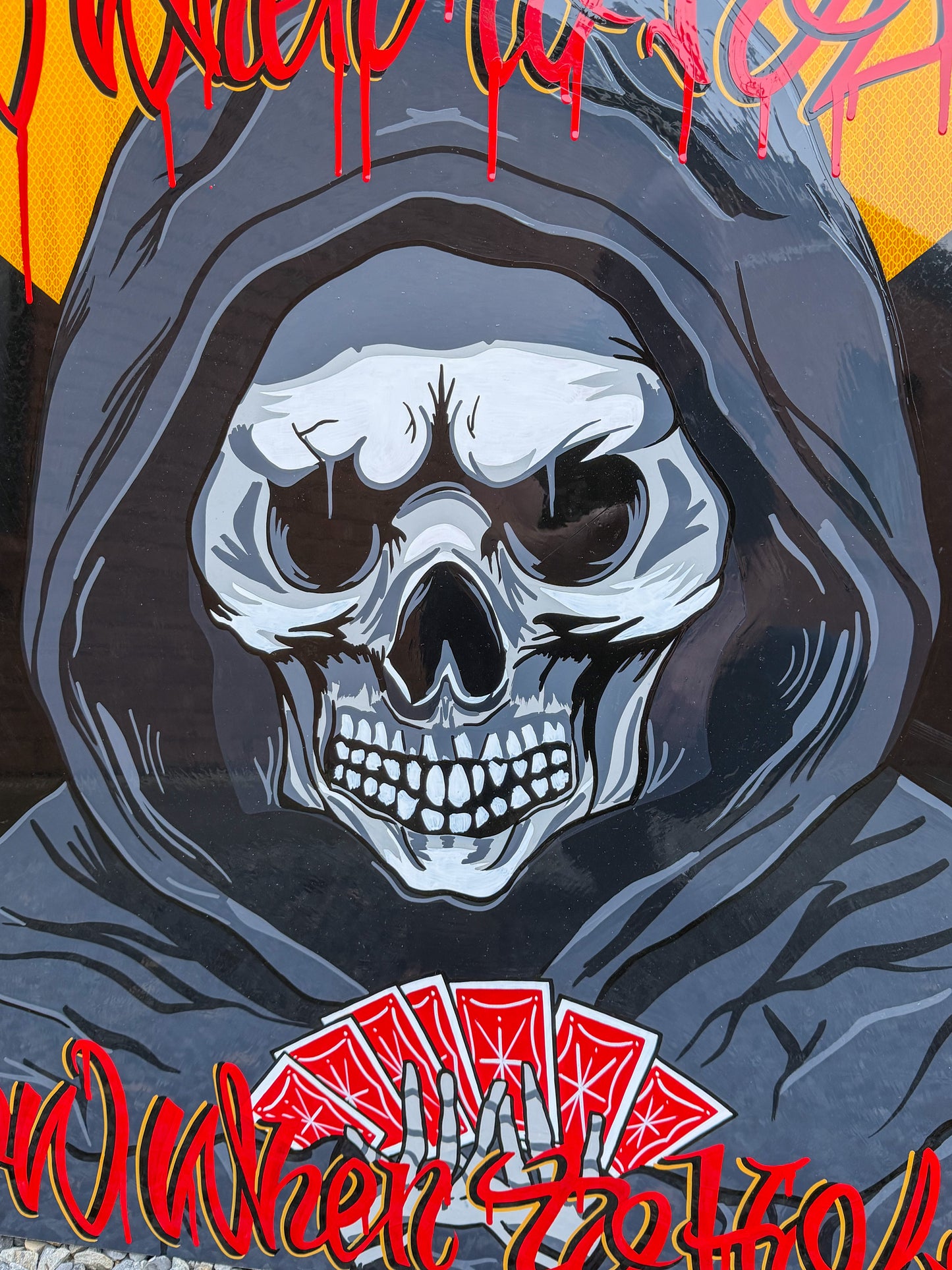 Skull Art Gambler