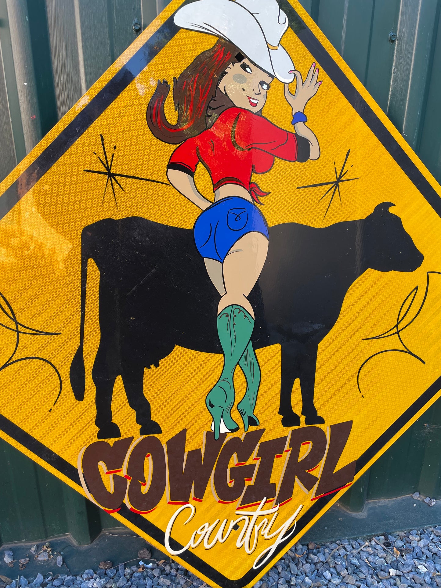 Cowgirl Country Sign