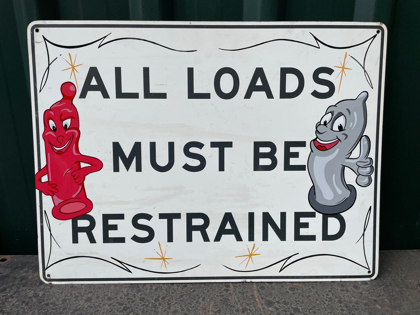 All loads must be restrained.