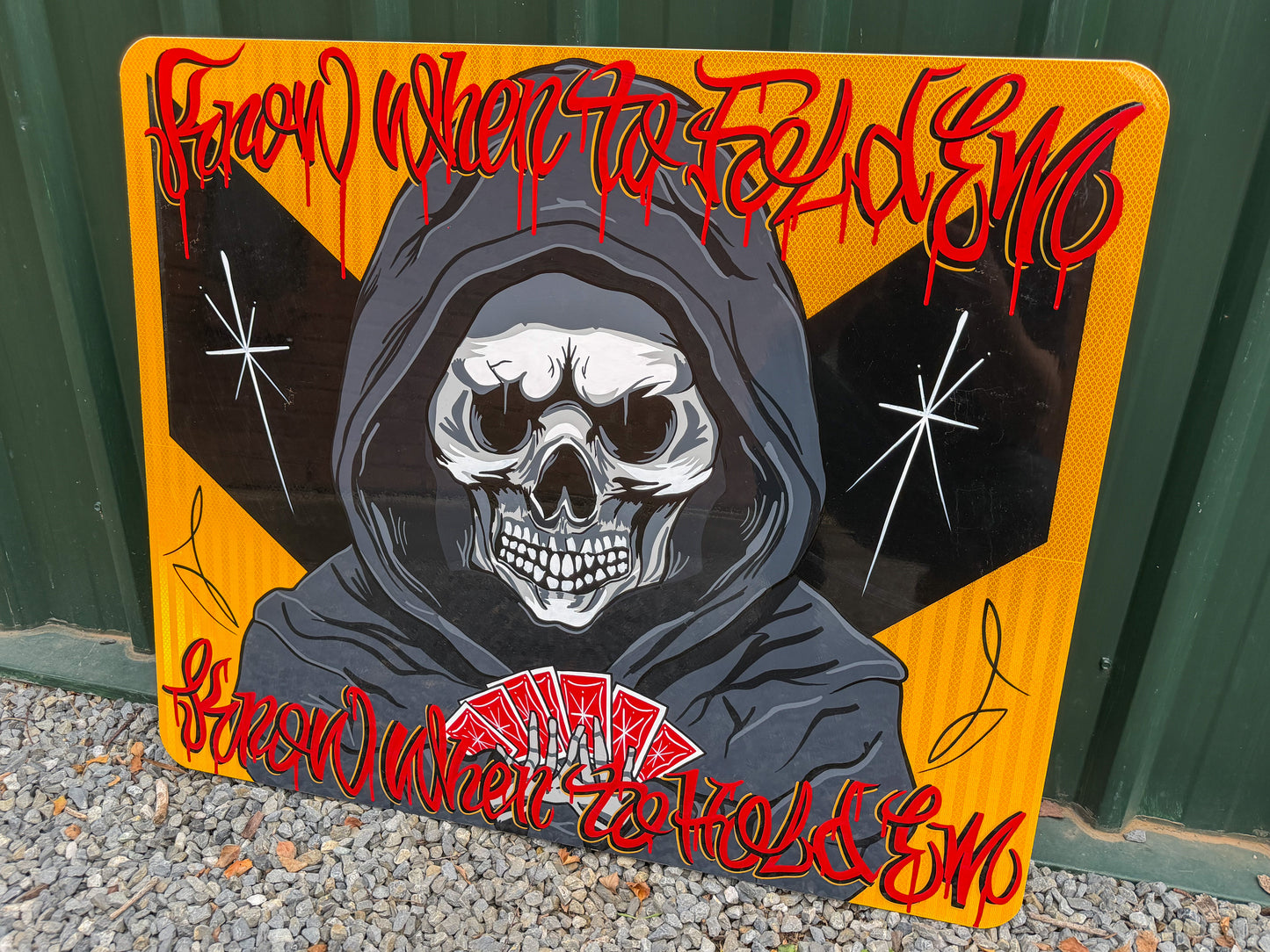 Skull Art Gambler