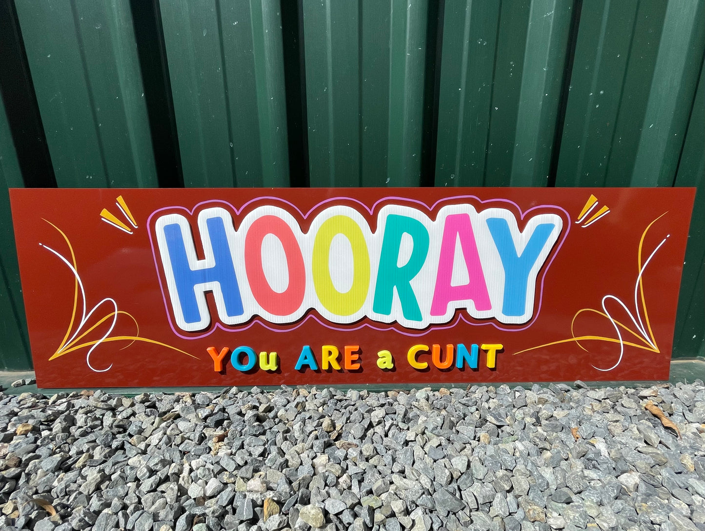 Hooray Sign