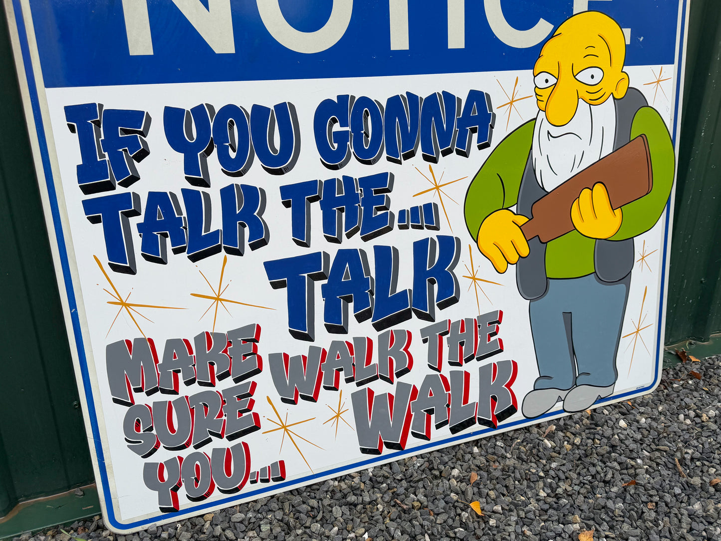 If you gonna Talk…