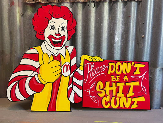 Don’t be a shit c%nt.