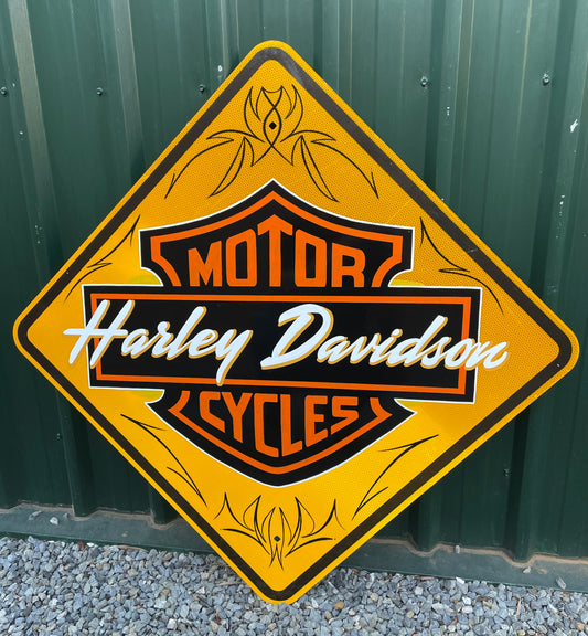 Harley Road Sign