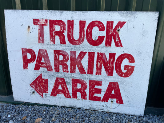 Old Truck Park sign