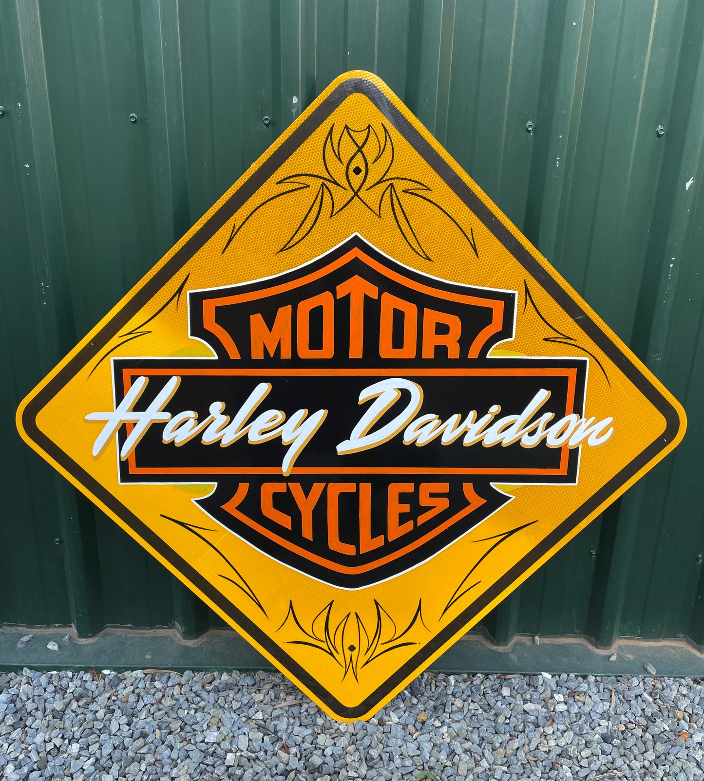 Harley Road Sign