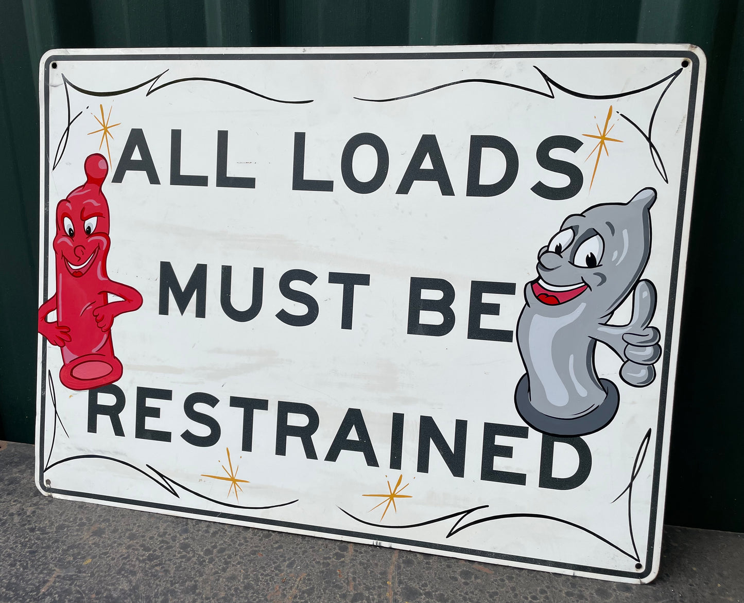 All loads must be restrained.