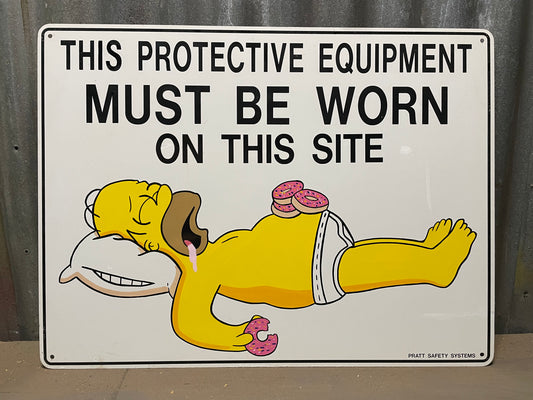 Homer Safety Sign