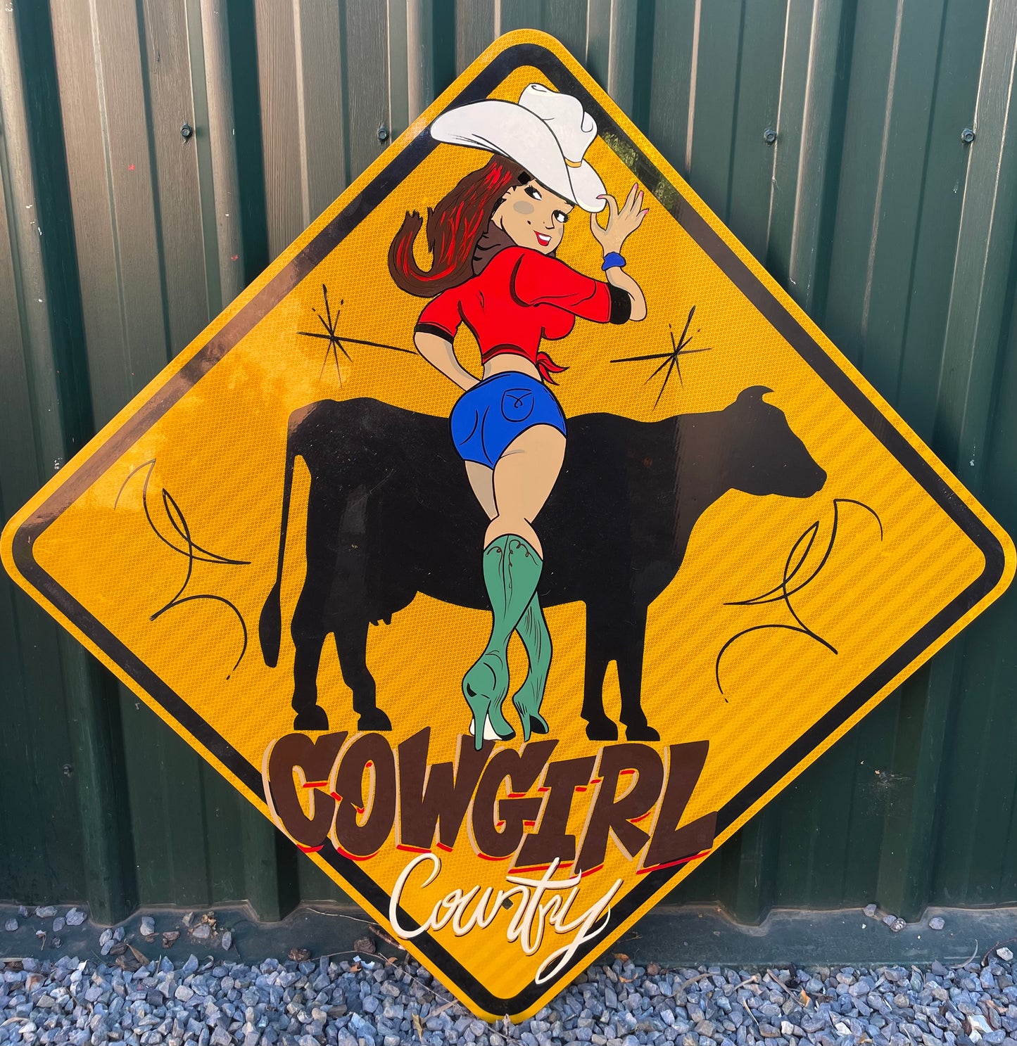 Cowgirl Country Sign