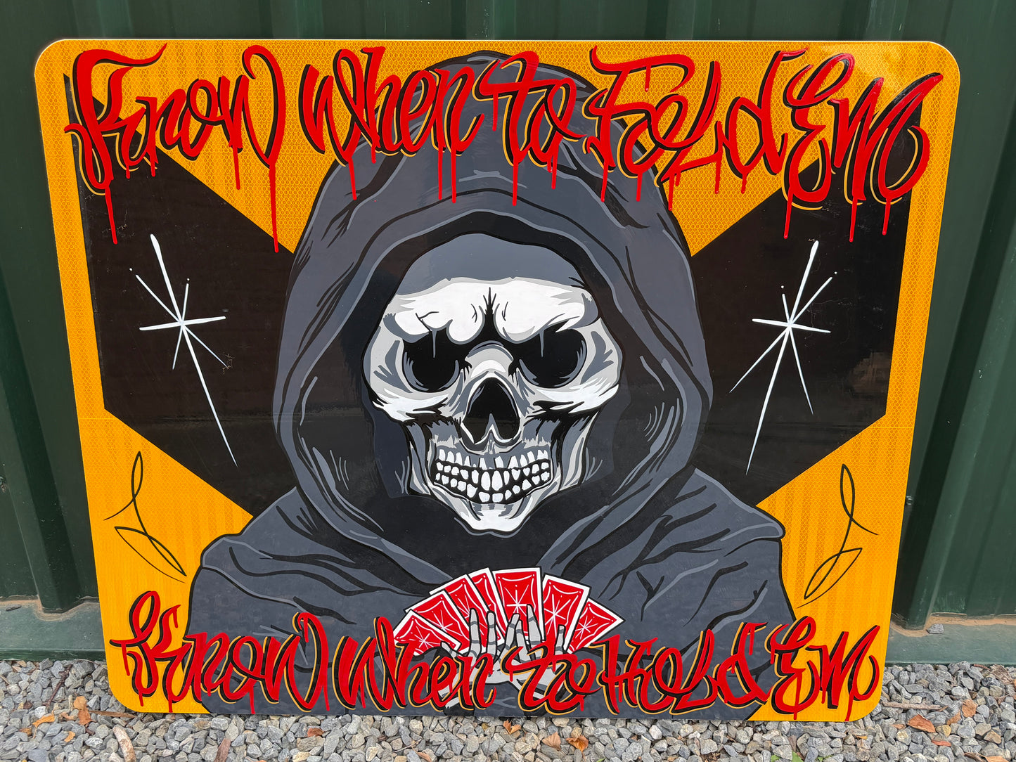 Skull Art Gambler